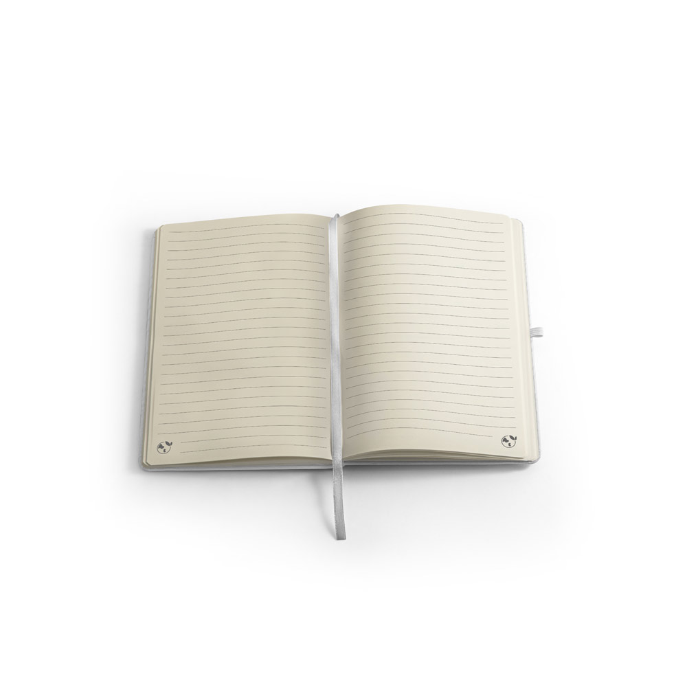Caderno A5 de capa dura personalizado em poliéster reciclado 300D Caderno A5 de capa dura personalizado em poliéster reciclado 300D